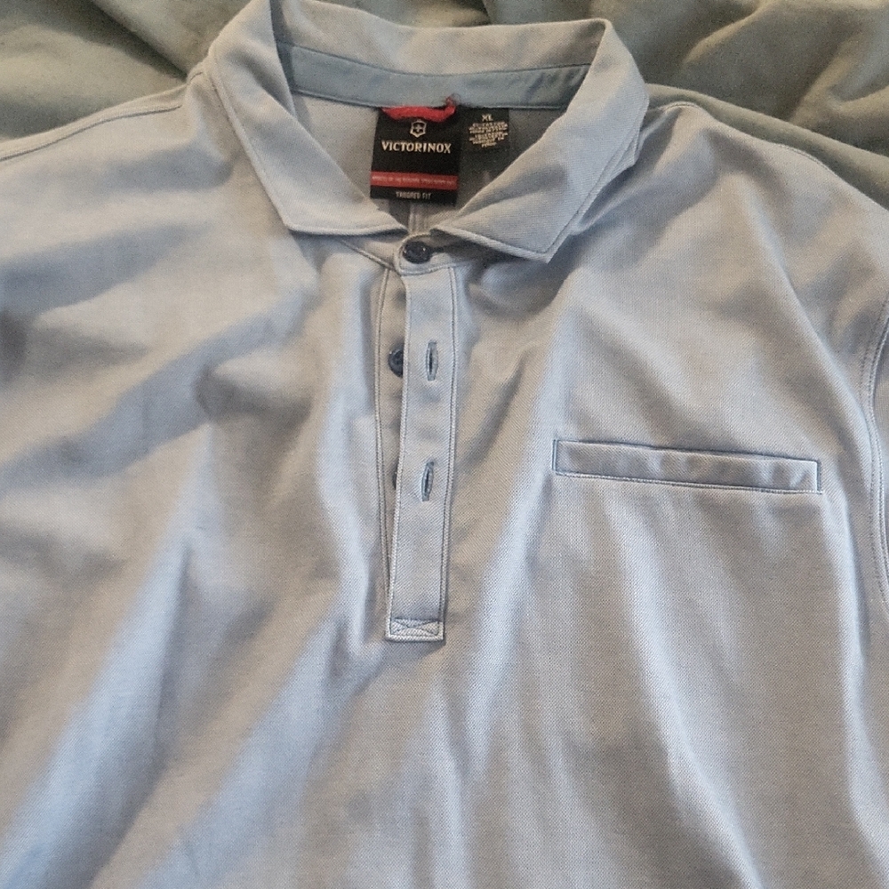 Victorinox Blue Polo Shirt Timeless Elegance